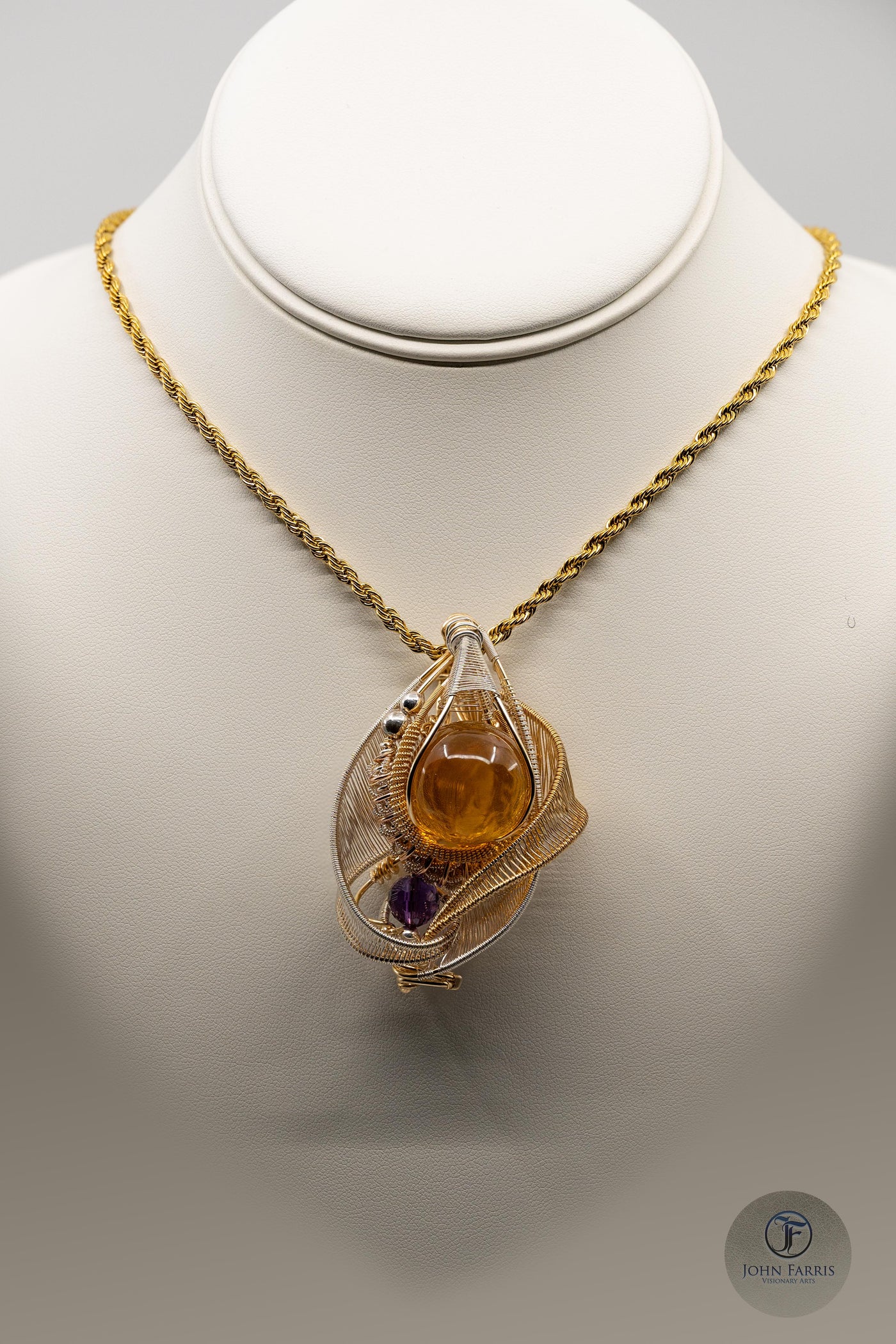 Amber Sphere Amulet