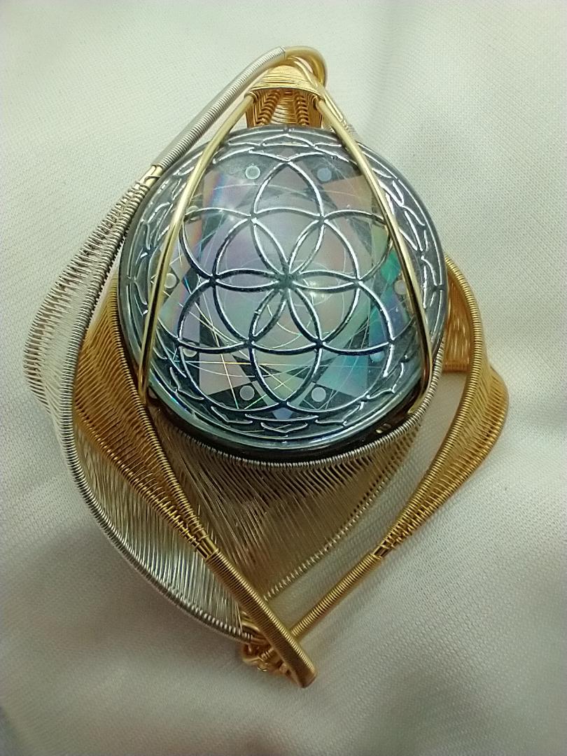 Sacred Geometry Crystal Jewelry -  Amulet